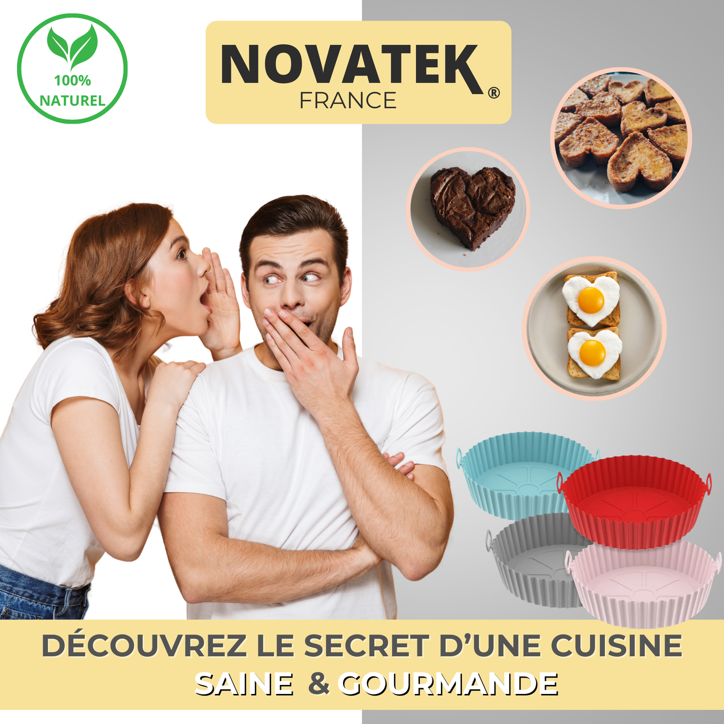 LE MOULE PARFAIT EN SILICONE 100% PUR - 2 ACHETÉS = 2 OFFERTS