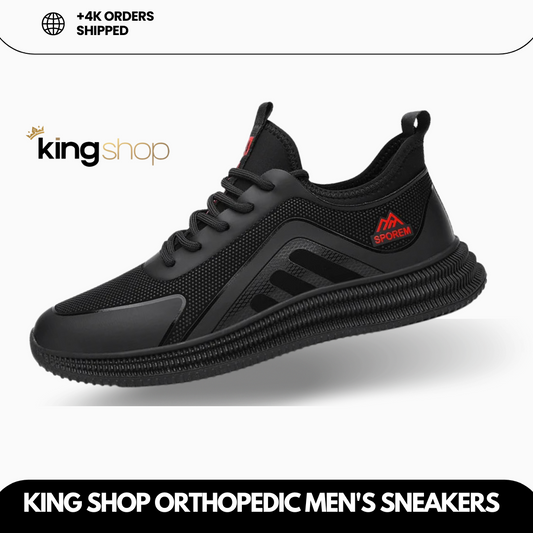 King Shop Chaussures de sport décontractées haut de gamme pour hommes - Conception antidérapante